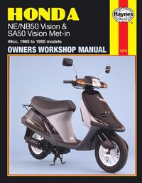 bokomslag Honda NE/NB50 Vision & SA50 Vision Met-In (85 - 95)