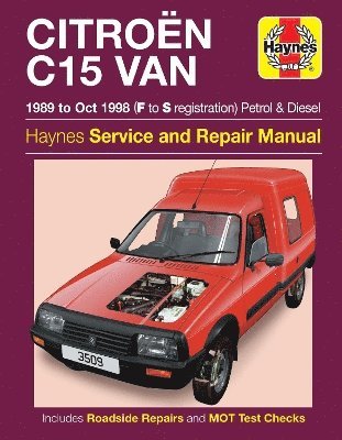 bokomslag Citroen C15 Van Petrol & Diesel (89 - Oct 98) Haynes Repair Manual