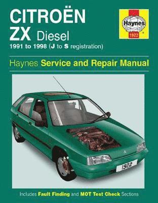 bokomslag Citroen ZX Diesel (91 - 98) Haynes Repair Manual