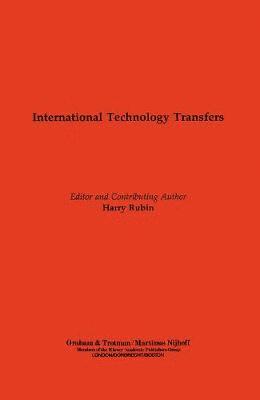 Harry Rubin, Harry Rubin - International Technology Transfers, Inbunden