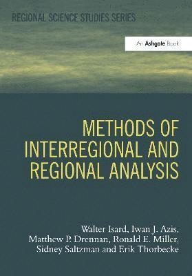 Methods of Interregional and Regional Analysis 1