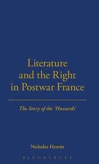 bokomslag Literature and the Right in Postwar France