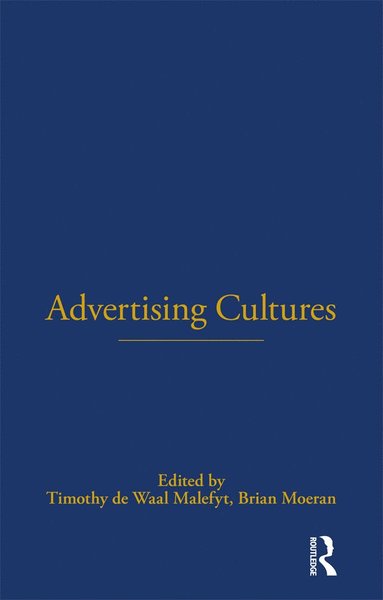 bokomslag Advertising Cultures