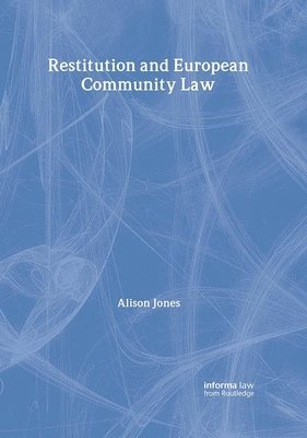 bokomslag Restitution and European Community Law