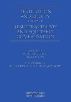 bokomslag Restitution and Equity Volume 1: Resulting Trusts and Equitable Compensation