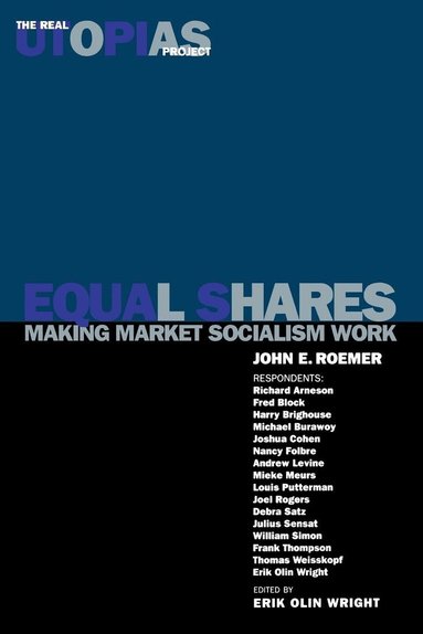 John E Roemer, Erik Olin Wright - Equal Shares, Häftad