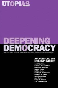 bokomslag Deepening Democracy
