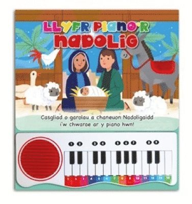 bokomslag Llyfr Piano'r Nadolig