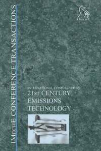 bokomslag 21st Century Emissions Technology