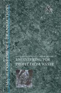 bokomslag Engineering for Profit from Waste VI