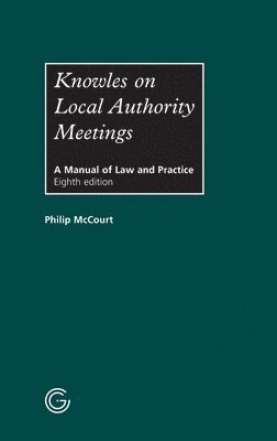 bokomslag Knowles on Local Authority Meetings