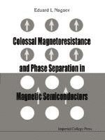 bokomslag Colossal Magnetoresistance And Phase Separation In Magnetic Semiconductors