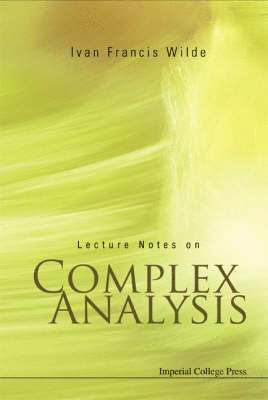 Lecture Notes On Complex Analysis 1