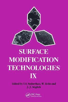 bokomslag Surface Modification Technologies IX