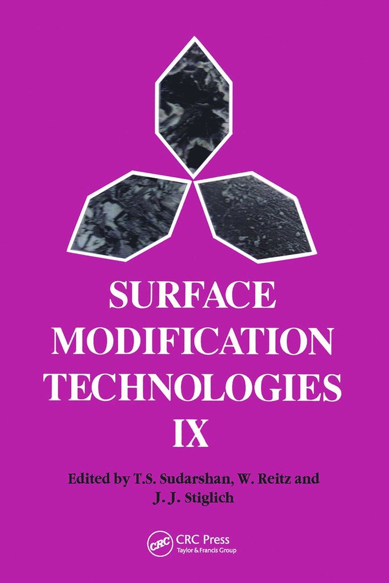 T.S. Sudarshan, M. Jeandin, W. Reitz, J.J. Stiglich, T. S. Sudarshan, J. J. Stiglich - Surface Modification Technologies IX, Inbunden