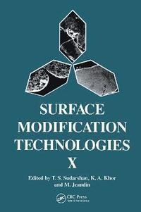 bokomslag Surface Modification Technologies X