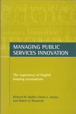 Managing public services innovation