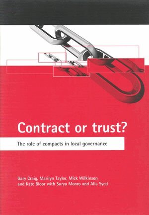 Gary Craig, Marilyn Taylor, Mick Wilkinson, Kate Bloor, Surya Monro, Alia Syed - Contract or trust?, Häftad