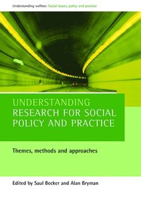 bokomslag Understanding Research for Social Policy and Practice