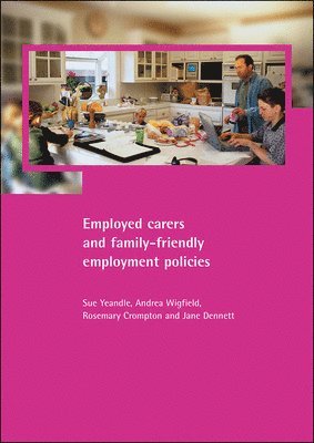 bokomslag Employed carers and family-friendly employment policies