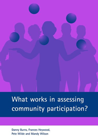 Danny Burns, Frances Heywood, Pete Wilde, Mandy Wilson - What works in assessing community participation?, Häftad