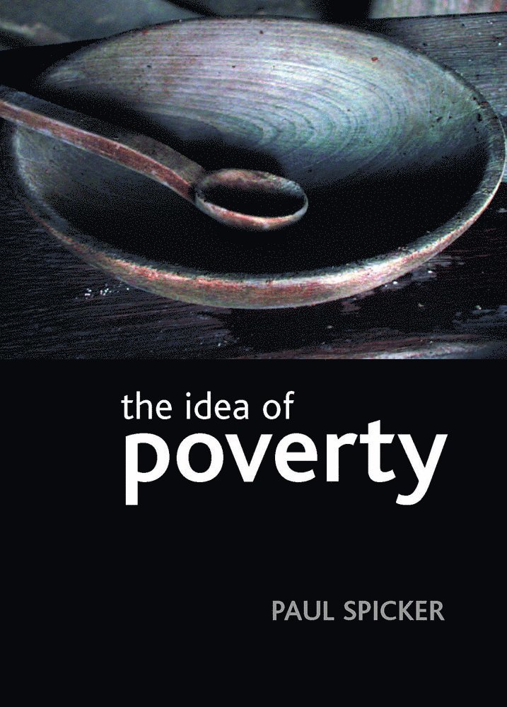 Paul Spicker, Paul (Robert Gordon University) Spicker - idea of poverty, Häftad