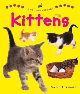 Tuxworth Nicola - Say and Point Picture Boards: Kittens, Kartonnage