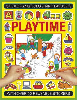 Sticker and Color-in Playbook: Playtime 1
