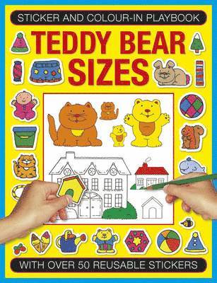 Sticker and Color-in Playbook: Teddy Bear Sizes 1