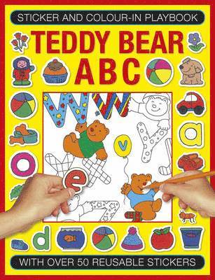 Sticker and Colour-in Playbook: Teddy Bear ABC 1