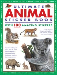 bokomslag Ultimate Animal Sticker Book with 100 amazing stickers