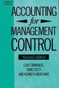 bokomslag Accounting for Management Control