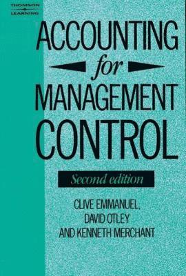 Clive Emmanuel, David Otley - Accounting for Management Control, Häftad