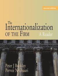 bokomslag The Internationalization of the Firm: A Reader