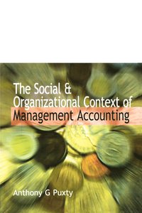 bokomslag Social and Organizational Context of Management Accounting