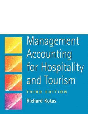 Management Accounting for Hospitality and Tourism 1