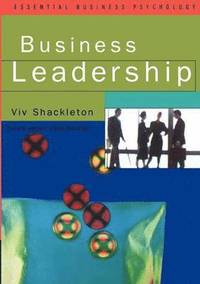 bokomslag BUSINESS LEADERSHIPSHACKLETON