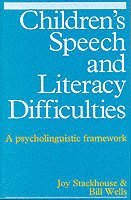 bokomslag Children's Speech and Literacy Difficulties: Book I