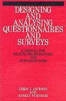 bokomslag Designing and Analysis Questionnaires and Surveys