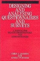 Designing and Analysis Questionnaires and Surveys