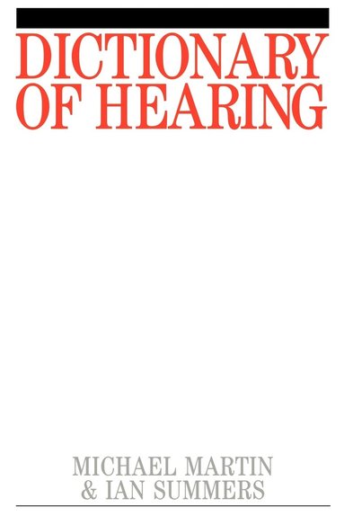 bokomslag Dictionary of Hearing