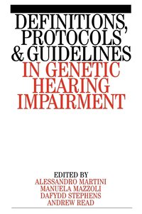 bokomslag Definitions, Protocols and Guidelines in Genetic Hearing Impairment