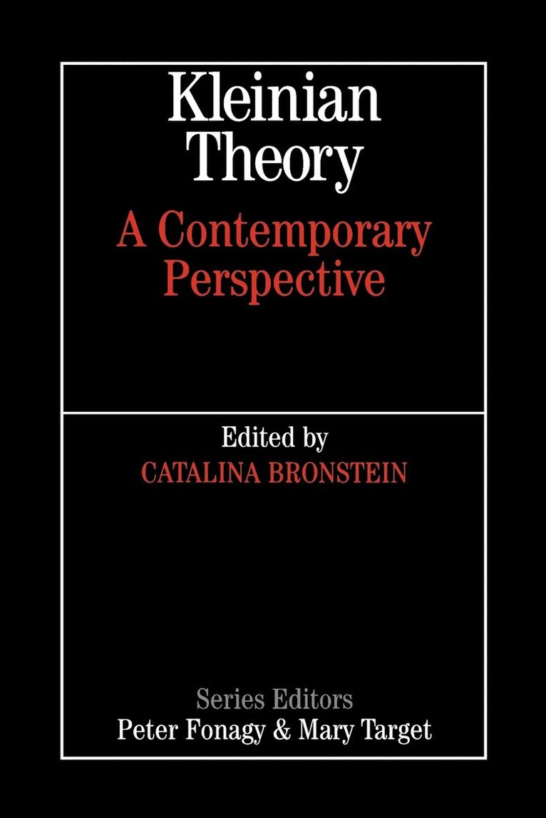 Cathy Bronstein, Bronstein - Kleinian Theory, Häftad