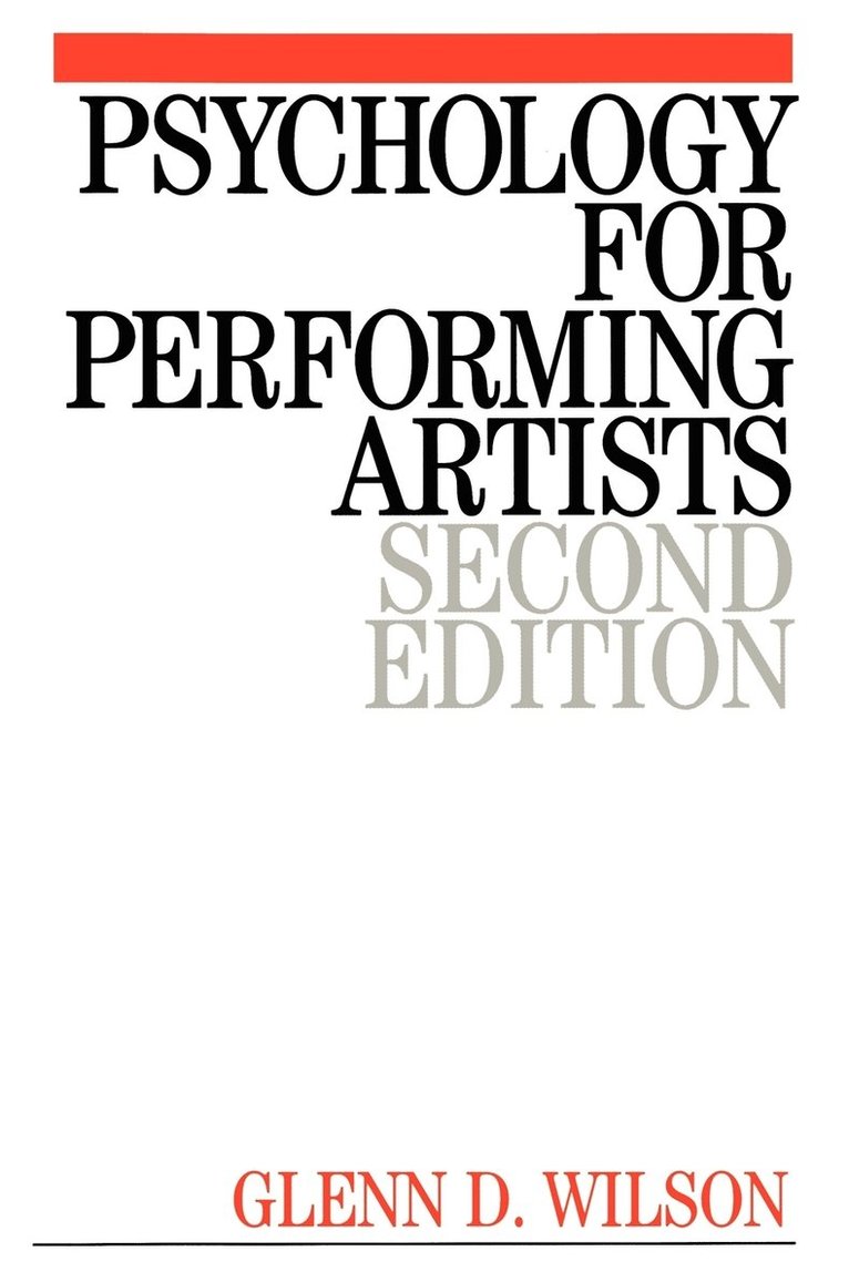 Psychology for Performing Artists 1