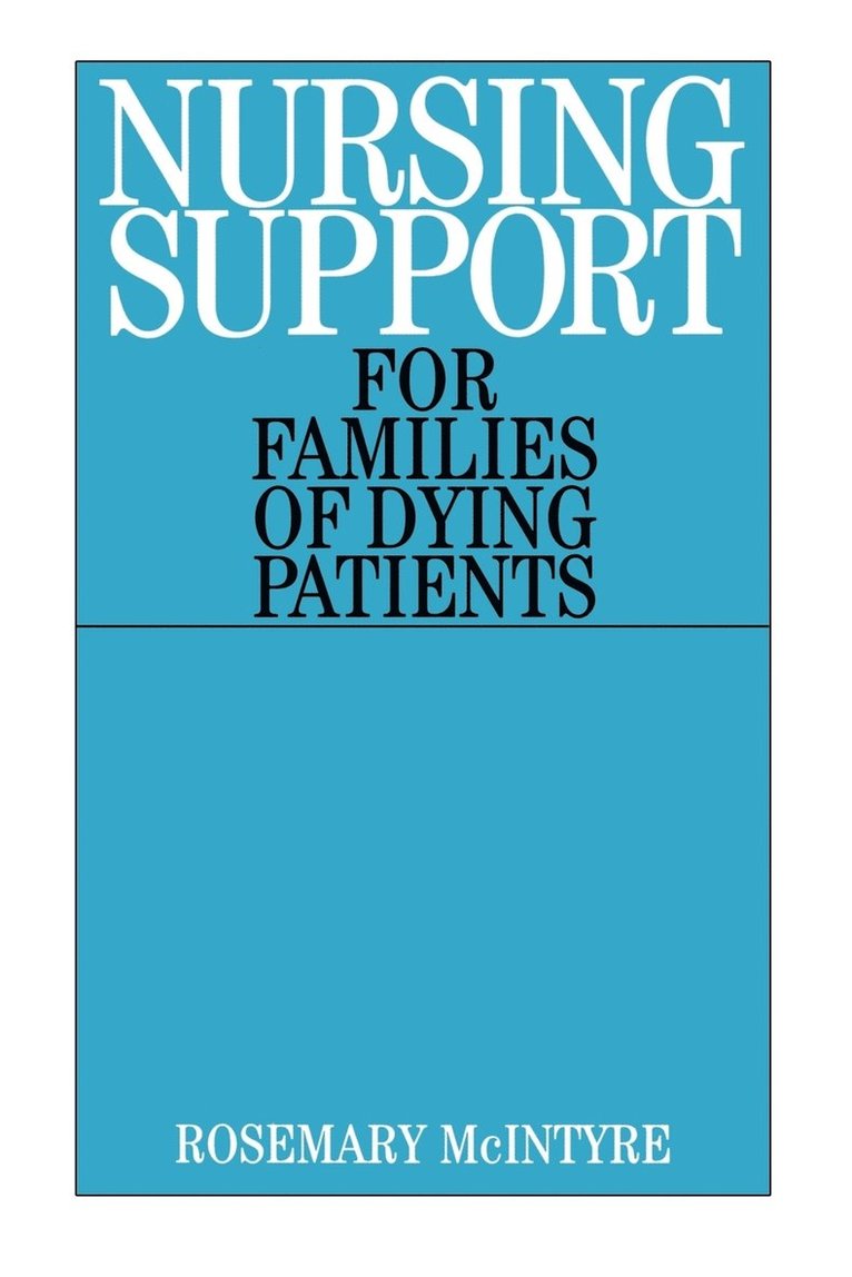 Nursing Support for Families of Dying Patients 1