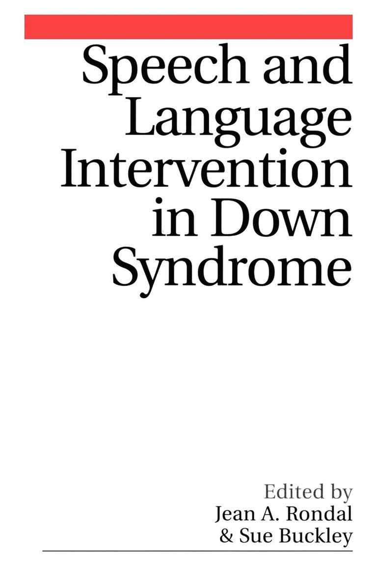 Speech and Language Intervention in Down Syndrome 1