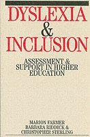 Marion Farmer, Barbara Riddick, Christopher M. Sterling - Dyslexia and Inclusion, Häftad