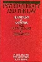 Peter Jenkins, Vincent Keter - Psychotherapy and the Law, Häftad