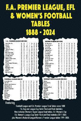 FA Premier League, EFL & Women's Football Tables 1888-2024 1