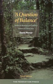 David Mercer - 'A Question of Balance', Häftad